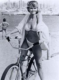 Markie Post in a bikini