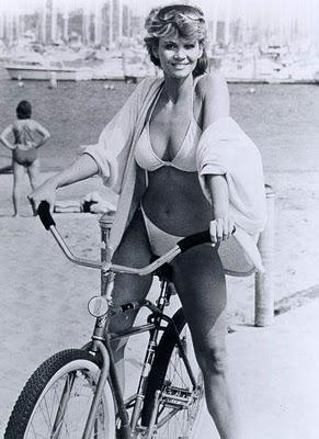 Markie Post in a bikini