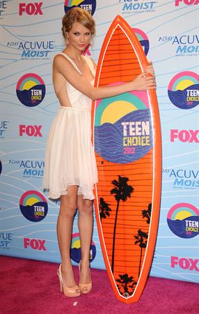 Taylor Swift at the 2012 Teen Choice Awards in Universal City July 22, 2012 