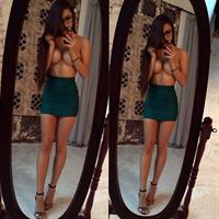 Helga Lovekaty taking a selfie