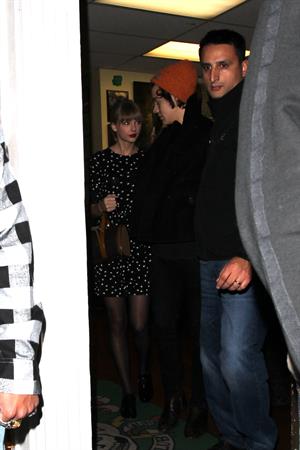 Taylor Swift - at Shamrock Tattoo 12/18/12  