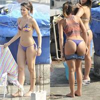 Bruna Marquezine in a bikini - ass