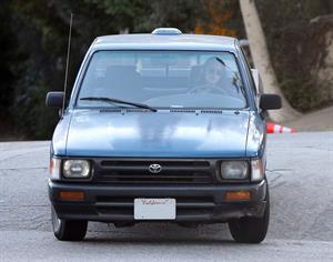 Kristen Stewart driving in Los Angeles - October 30, 2013  