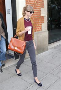 Taylor Swift out and about in London October 4, 2012 