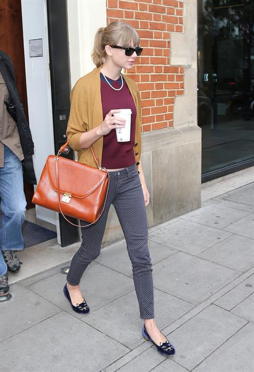 Taylor Swift out and about in London October 4, 2012 
