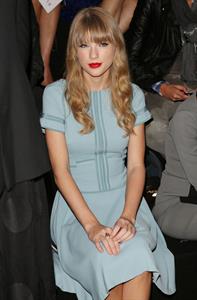 Taylor Swift at the Elie Saab Spring Summer 2012/13 fashion show in Paris 10/3/12 
