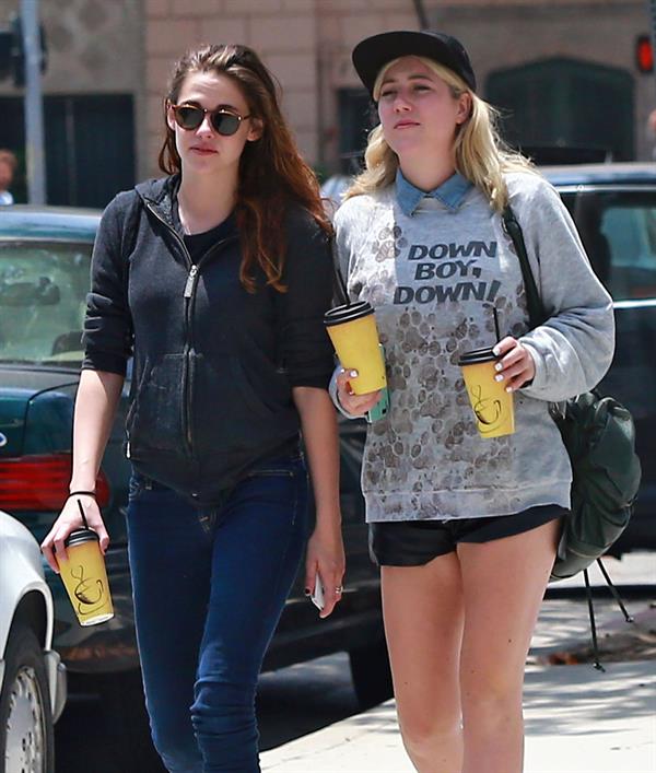 Kristen Stewart out in Los Feliz 6/7/13 