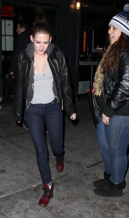 Kristen Stewart at the 'On the Road' after party at Abe and Arthur's in New York City December 13, 2012 