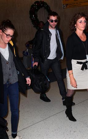 Kristen Stewart at JFK Airport in New York City 11/23/12 
