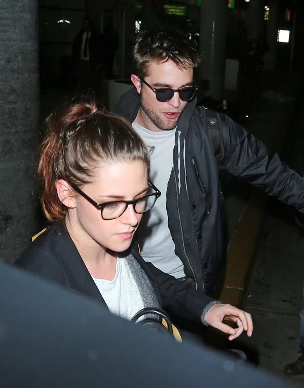 Kristen Stewart at JFK Airport in New York City 11/23/12 