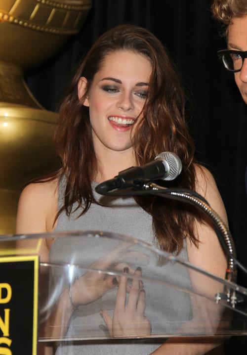 Kristen Stewart at Hollywood Foreign Press Association's Cecil B. Demille Award presentation in Beverly Hills 11/1/12