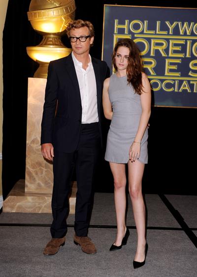 Kristen Stewart at Hollywood Foreign Press Association's Cecil B. Demille Award presentation in Beverly Hills 11/1/12