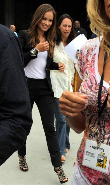 Olivia Wilde at Tron Legacy Panel Comic Con 2010 at San Diego Convention Center July 22, 2010