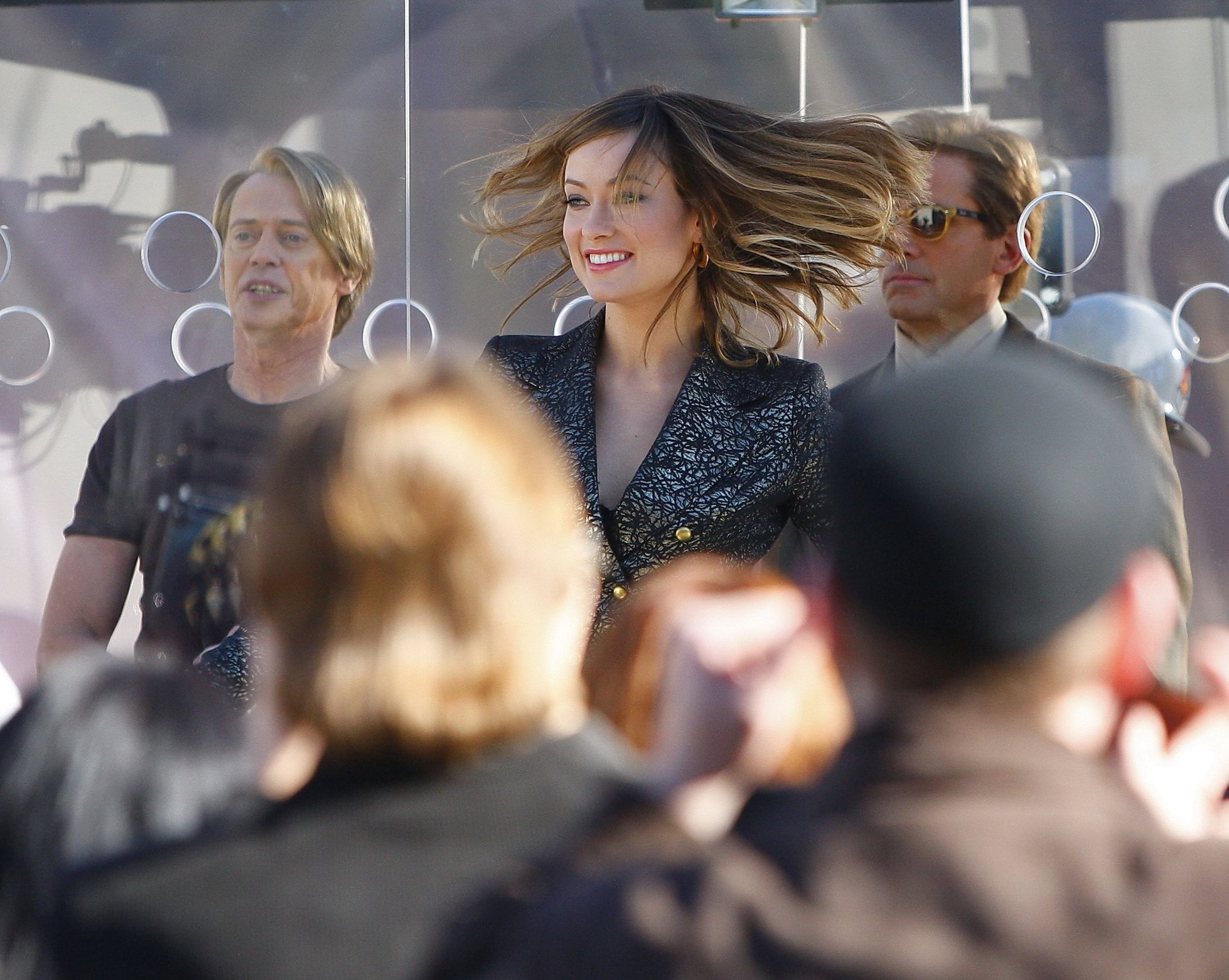 Olivia Wilde on the set of Burt Wonderstone in Las Vegas October 1, 2012