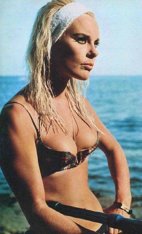 Elke Sommer in a bikini