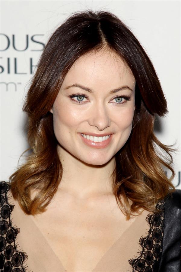 Olivia Wilde at the Revlon Luxurious ColorSilk Buttercream launch in NYC 07.02.13 