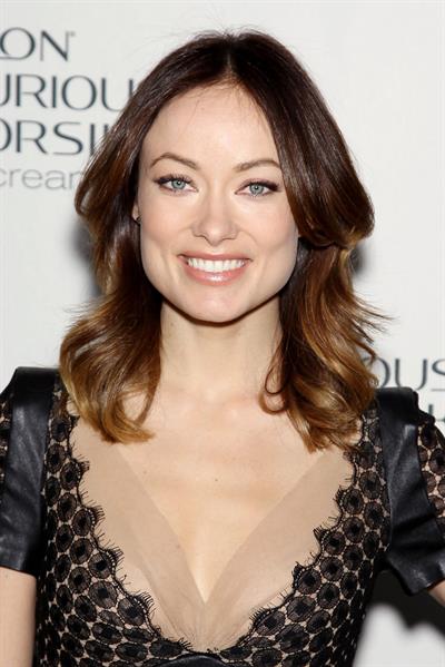 Olivia Wilde at the Revlon Luxurious ColorSilk Buttercream launch in NYC 07.02.13 