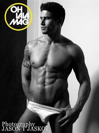 Joel Rush in lingerie