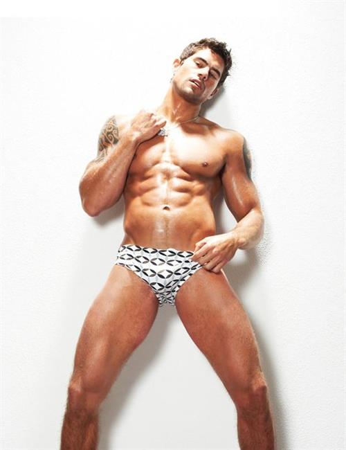 Joel Rush in lingerie