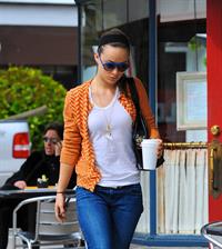 Olivia Wilde leaves LA Conversation with coffee in LA 070411 