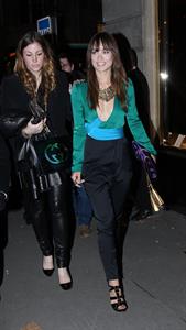 Olivia Wilde Gucci dinner at the Italian Embassy in Paris January 25, 2011 