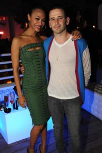 Zoe Saldana Hosts a New Year's Eve bash at James Royal Palm Hotel in Miami Beach December 31-2012 