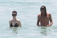 Anne Hathaway on a Beach in Miami 11 05 12 