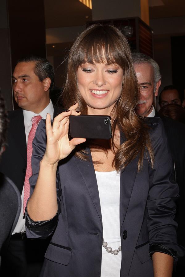 Olivia Wilde attends photocall at Liverpool Fashion Fest in Mexico City February 25, 2011 