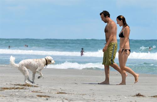 Olivia Wilde in a Bikini on the beach in Wilmington,North Carolina 8/22/12 