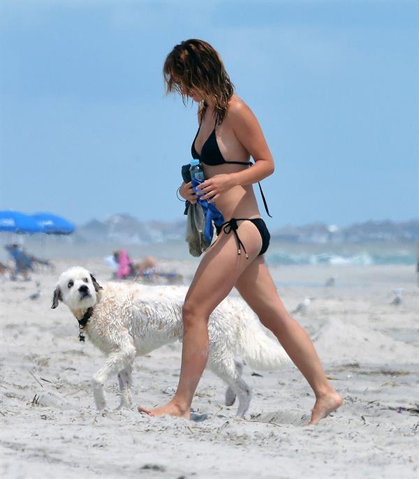 Olivia Wilde in a Bikini on the beach in Wilmington,North Carolina 8/22/12 