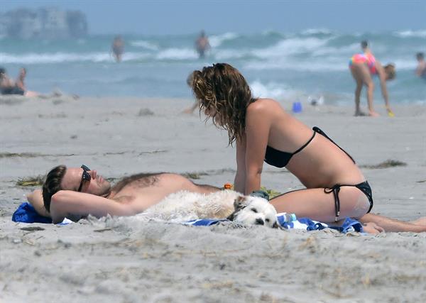 Olivia Wilde in a Bikini on the beach in Wilmington,North Carolina 8/22/12 