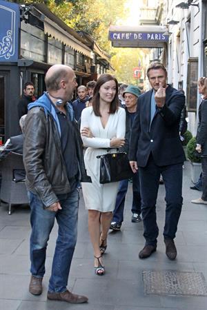 Olivia Wilde Filming  Third Person  in Rome (10/17/12) 