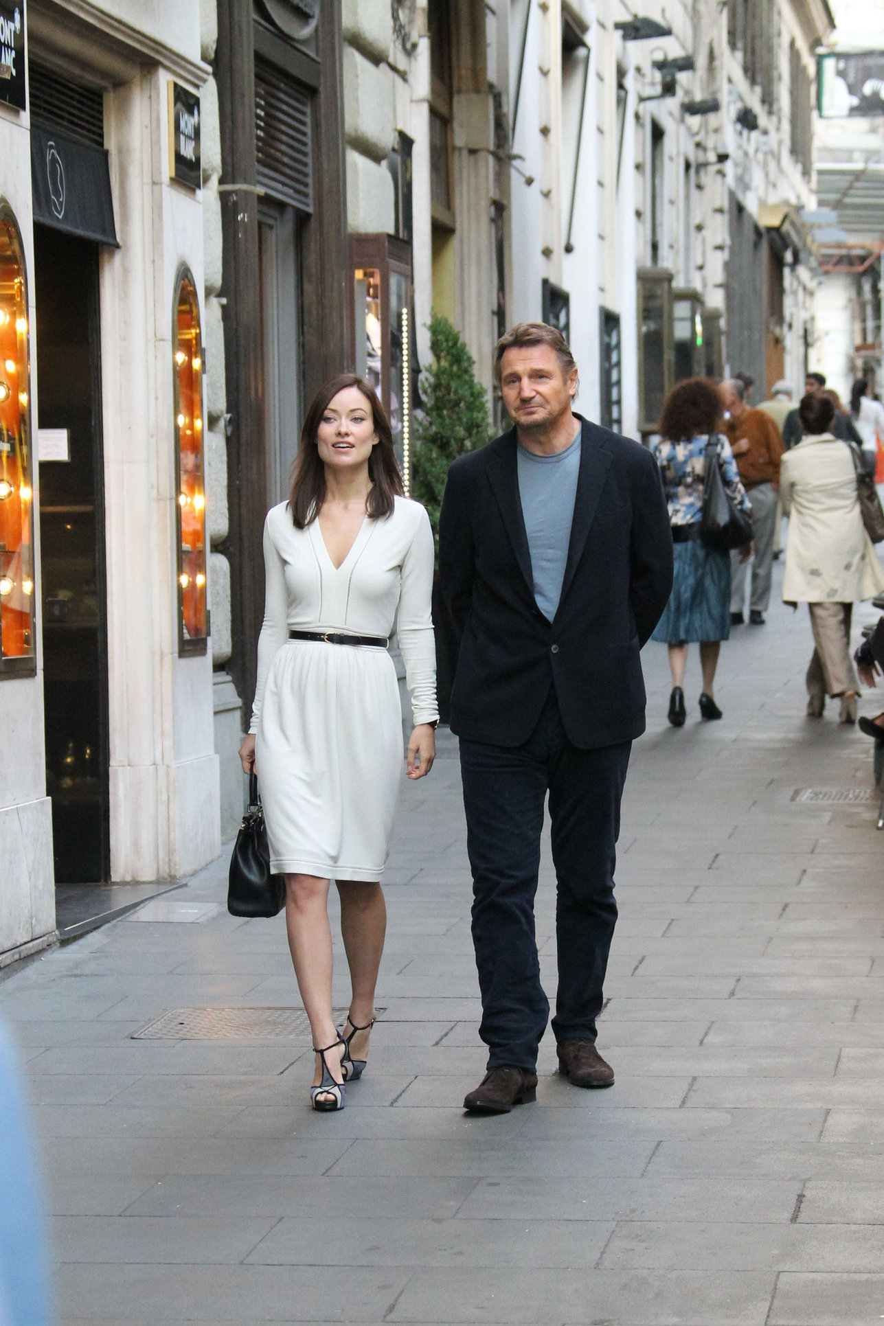 Olivia Wilde Filming  Third Person  in Rome (10/17/12) 