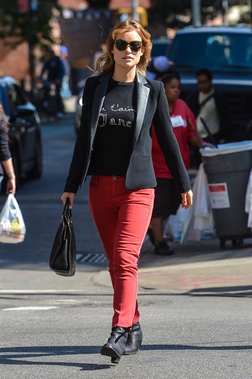 Olivia Wilde at Cafe Gitane in Nolita - September 24, 2012 