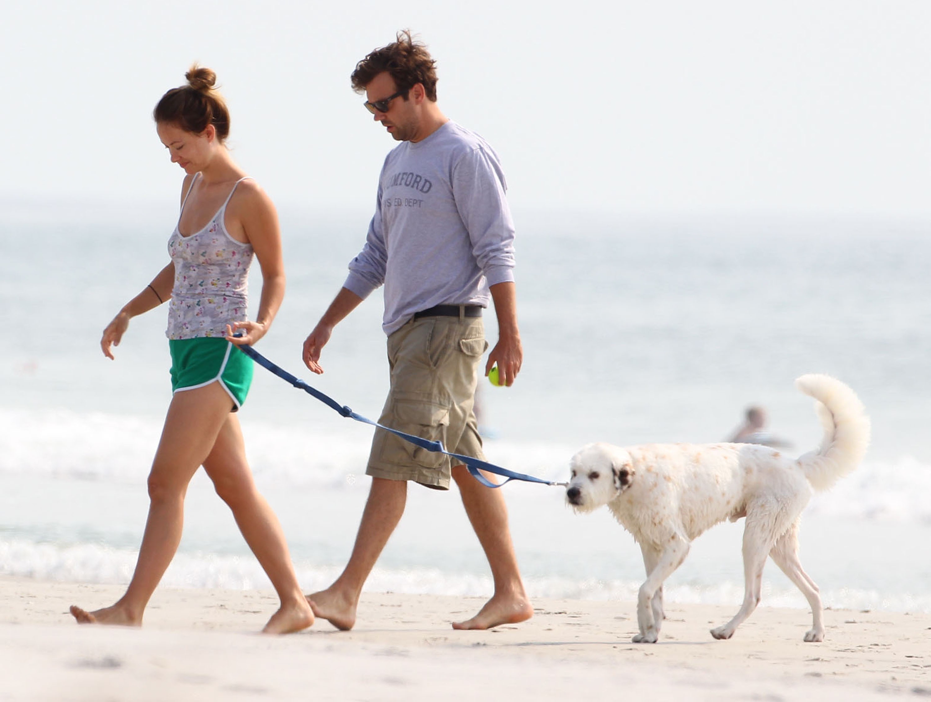 Olivia Wilde - on the beach in Wilmington,North Carolina - August 18 2012