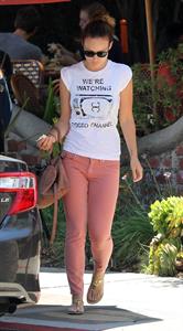 Olivia Wilde - at the Alcove Cafe in Los Feliz - August 15 2012