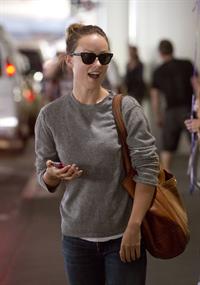 Olivia Wilde - Arrives at LAX Airport - August 13,2012