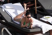 Kelly Brook bikini candids by the pool in Miami 2/1/13 