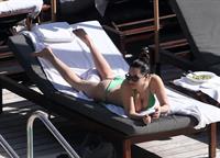 Kelly Brook bikini candids by the pool in Miami 2/1/13 