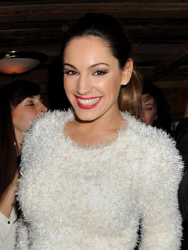 Kelly Brook Party at Bodo's Schloss restaurant in London 11/8/12