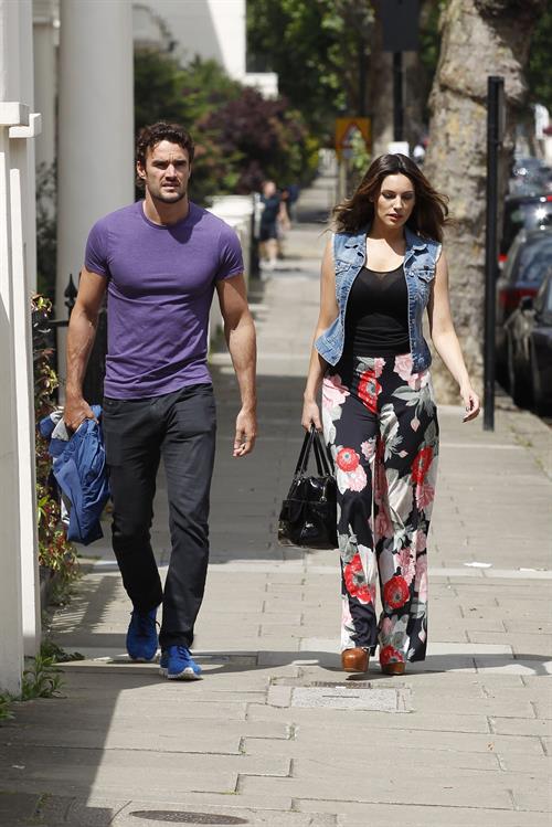 Kelly Brook walking in London - July 30, 2012