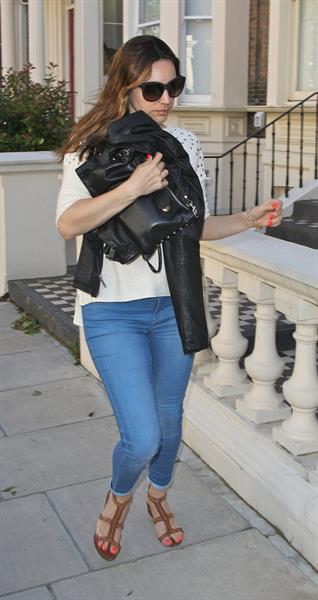Kelly Brook - At her London Home, June 10, 2012