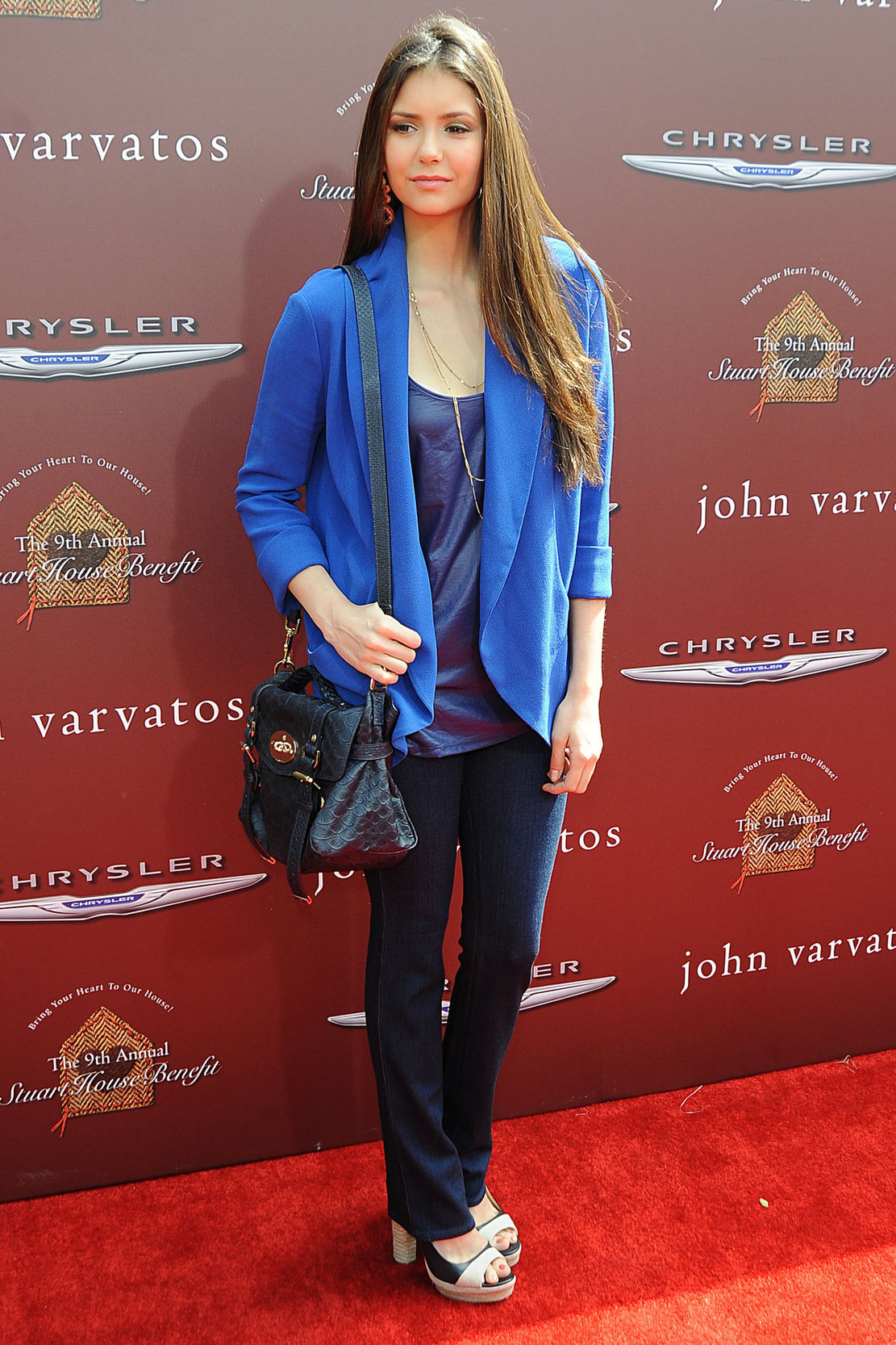 Nina Dobrev 9th annual John Varvatos Stuart House benefit in Los Angeles 11-3-2012