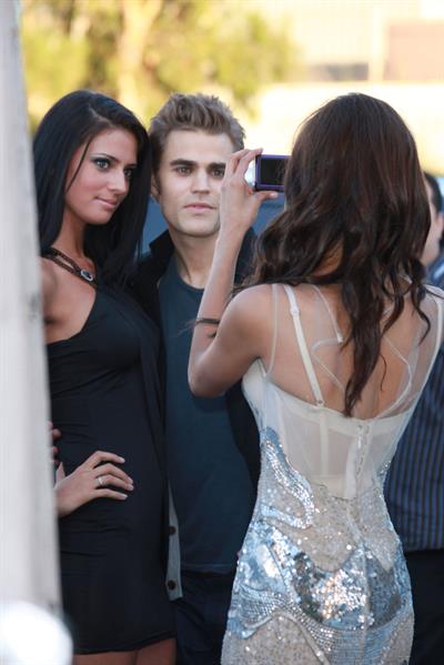 Nina Dobrev 2010 Teen Choice awards at Gibson Amphitheatre on August 8