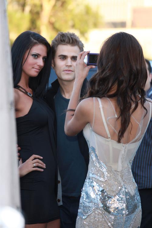 Nina Dobrev 2010 Teen Choice awards at Gibson Amphitheatre on August 8