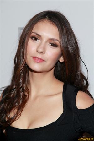 Nina Dobrev backstage at Christian Sirianos Fall 2012 show in New York City 11-2-2012