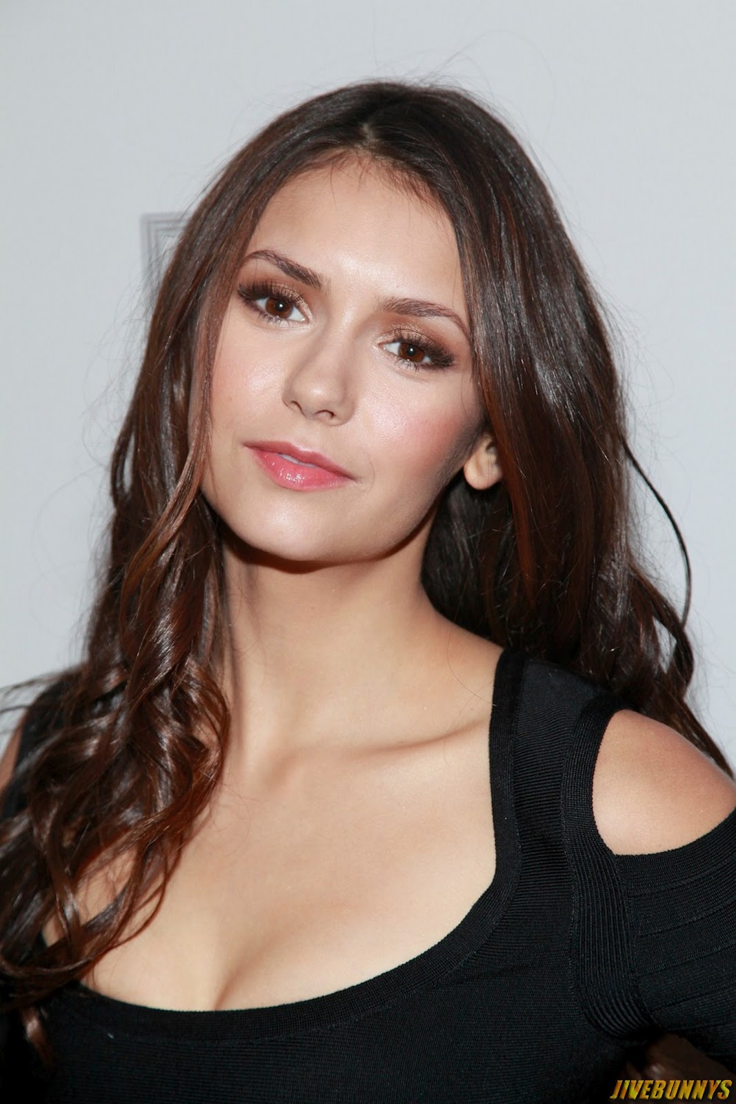 Nina Dobrev backstage at Christian Sirianos Fall 2012 show in New York City 11-2-2012