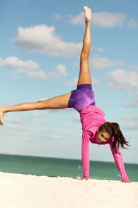 Nina Dobrev Seventeen Fitness May 2011 