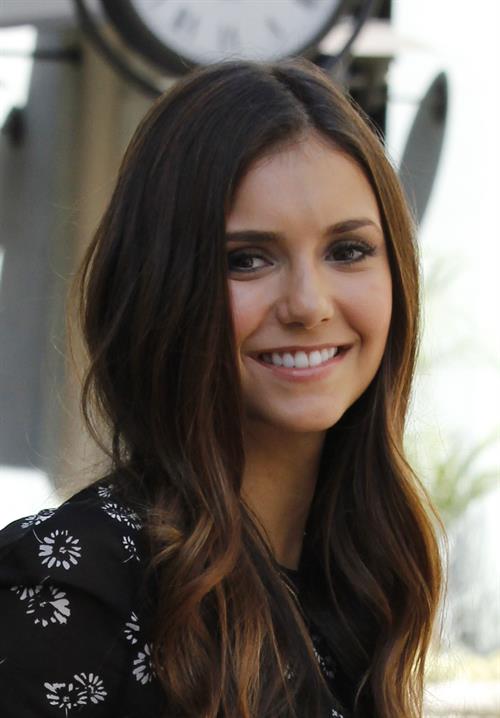 Nina Dobrev Visits  Etra  at The Grove in L.A. (September 28, 2012)