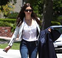 Jessica Biel out and about in Hollywood 010611 